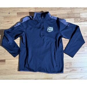 2014 NCAA Final Four North Texas Pullover Quarter Zip Gear For Sports Size L Y2K